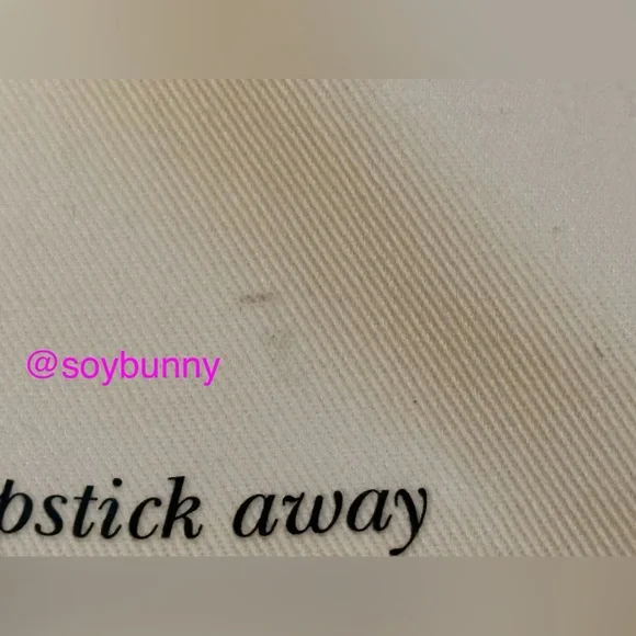 🐰 Large Kate Spade Dust Bag (GUC; Cream/Black) - Picture 4 of 6